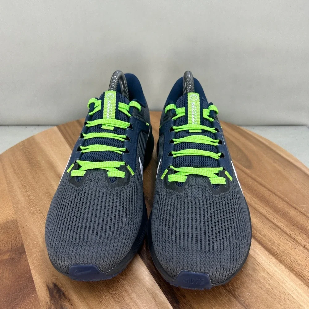 Nike Air Zoom Pegasus 40 Seattle Seahawks Mens 7 Womens 8.5 Running Shoes